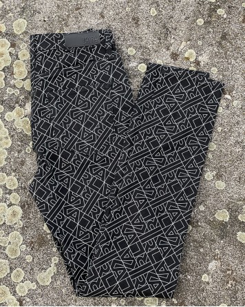 Kalhoty dámské Karl Lagerfeld ATHLEISURE LOGO černé